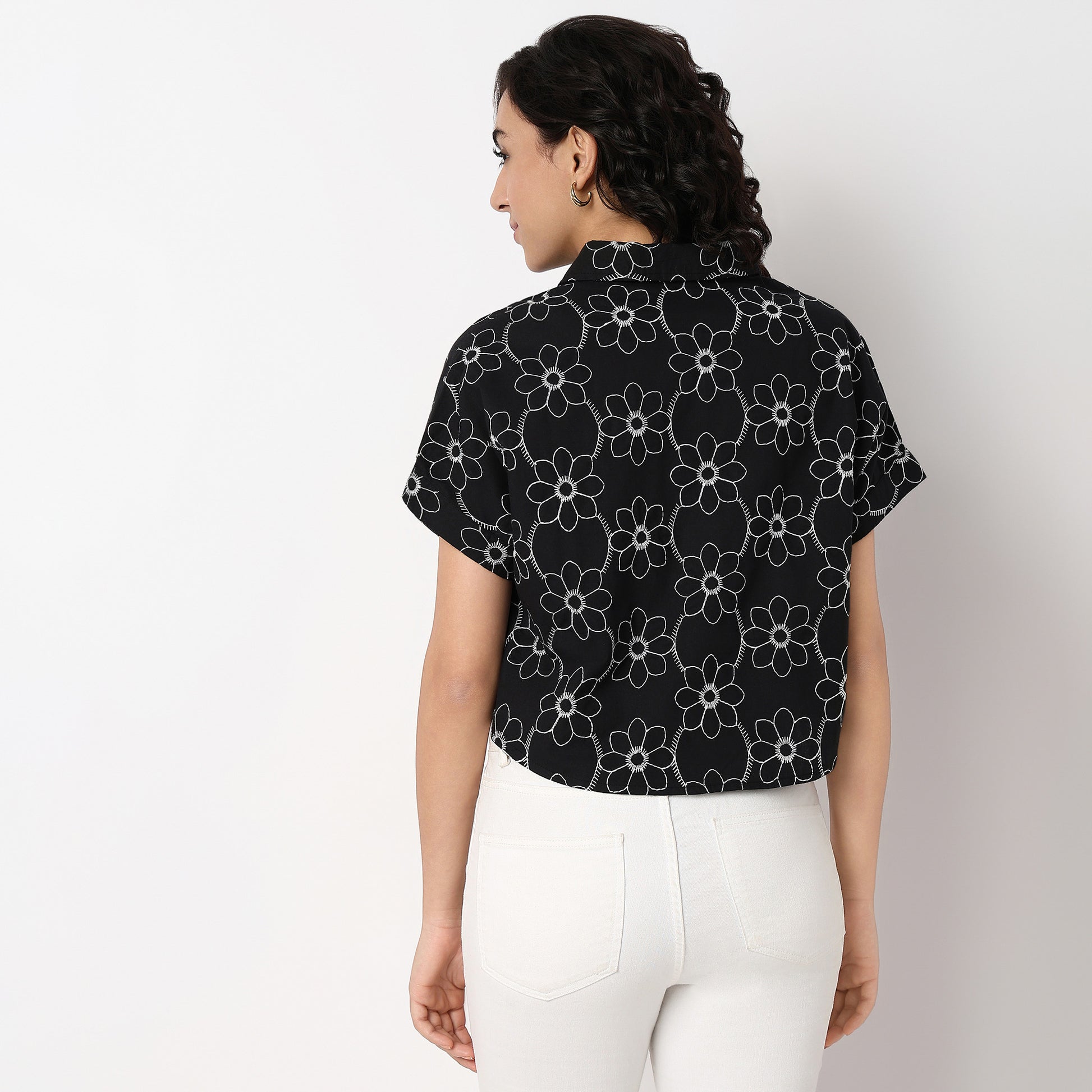 Woven Embroidered Shirt