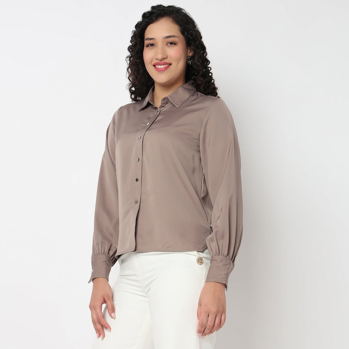 Full Sleeve Solid Shirt