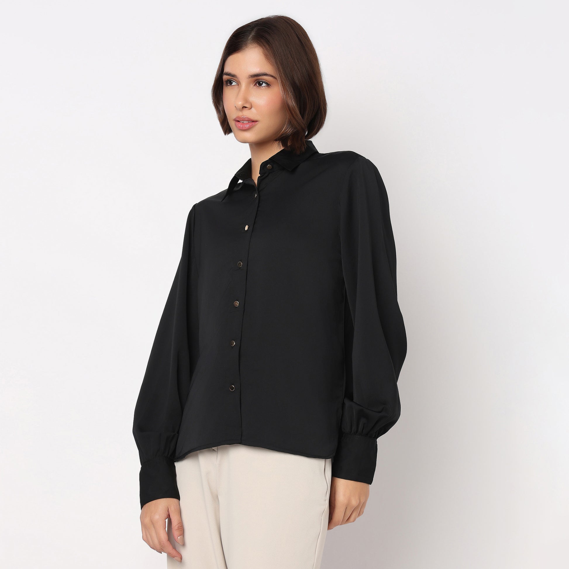 Solid Full Sleeve Shirt