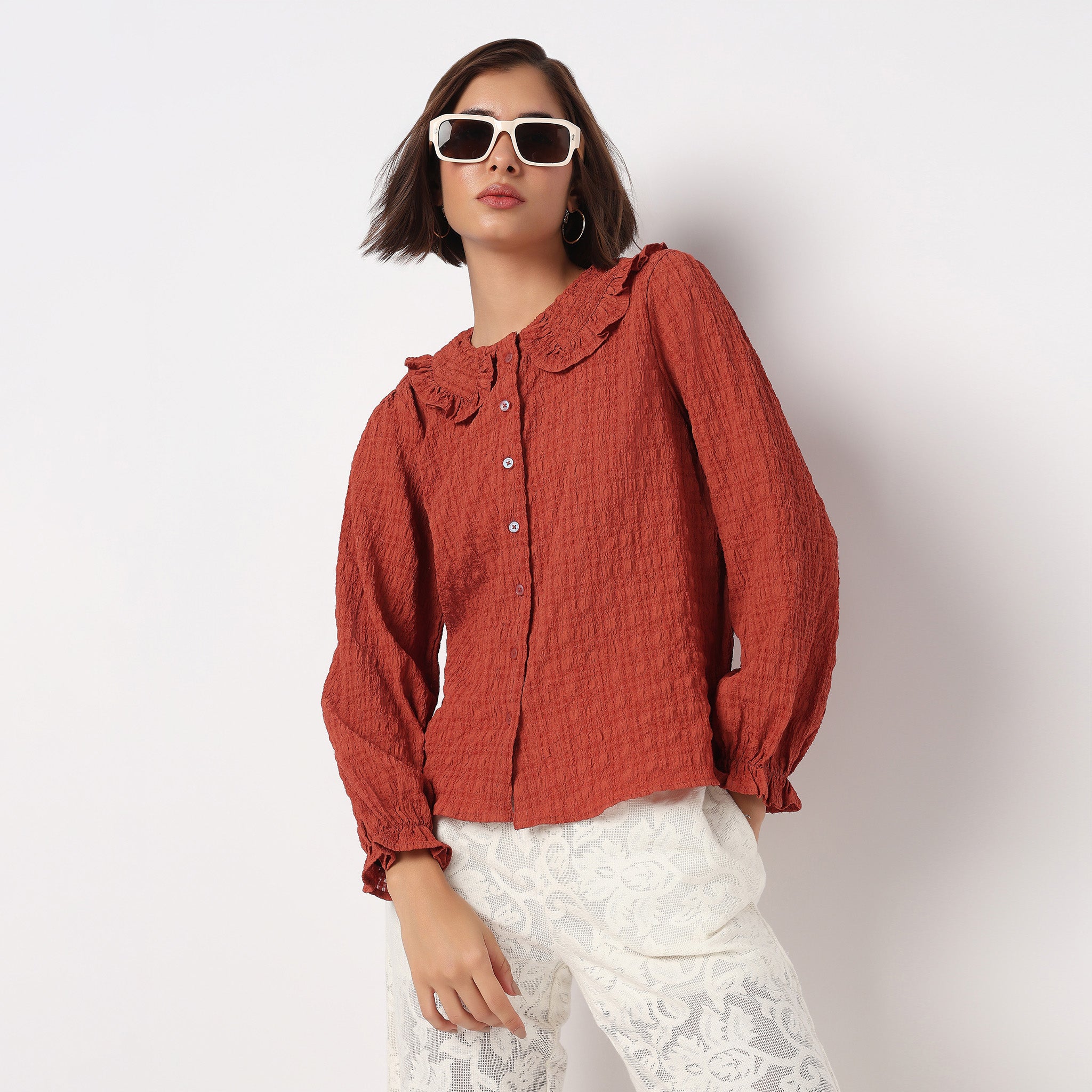 Structured Full Sleeve Shirt