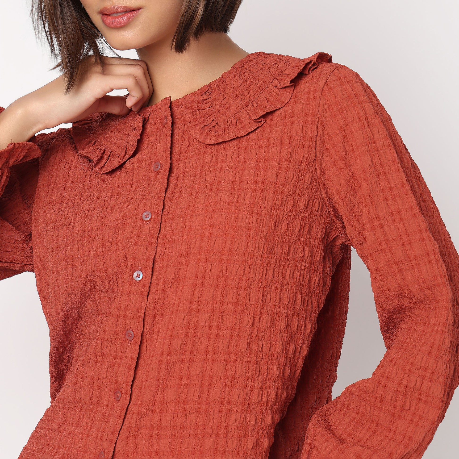 Structured Full Sleeve Shirt