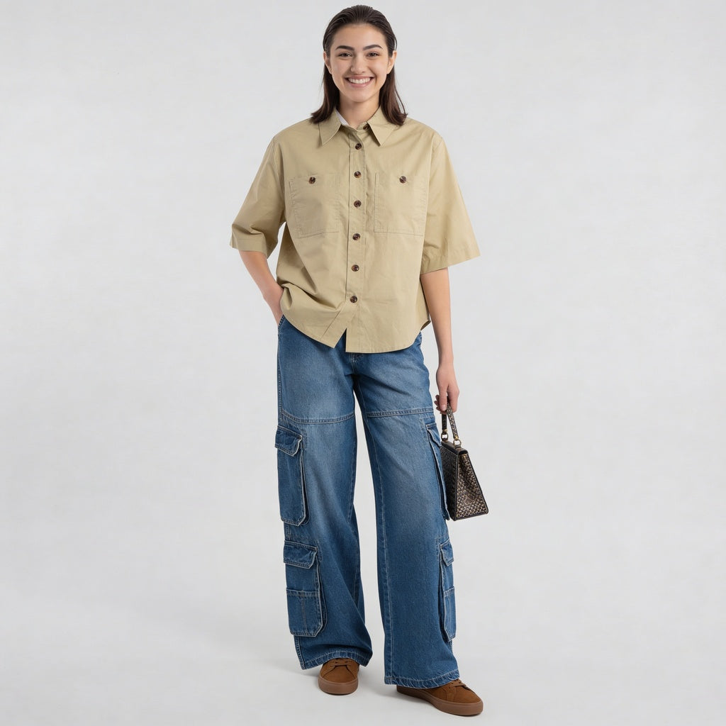 Woven Solid Shirt