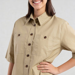 Woven Solid Shirt