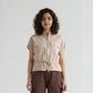 Woven Solid Collar Shirt