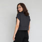 Woven Solid Collar Shirt