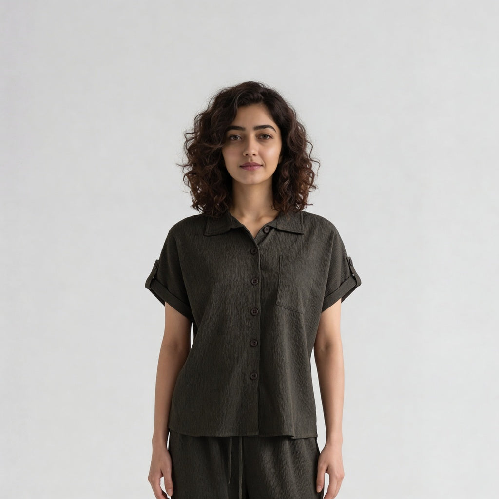 Structured Solid Shirt