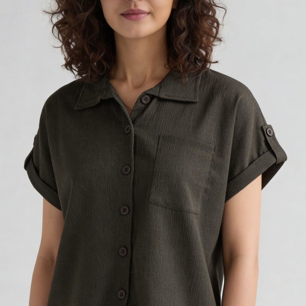 Structured Solid Shirt