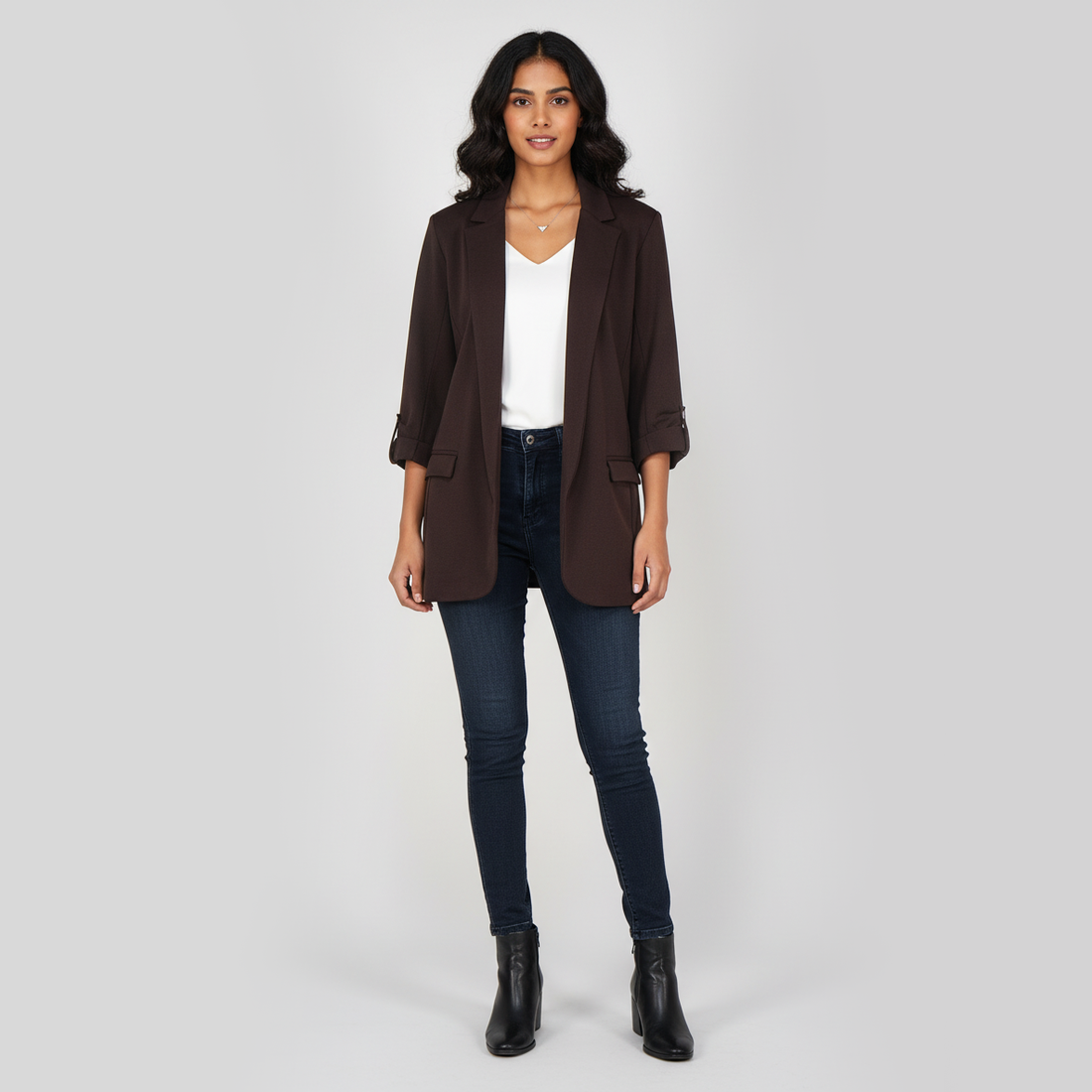 Solid Full Sleeve Jacket