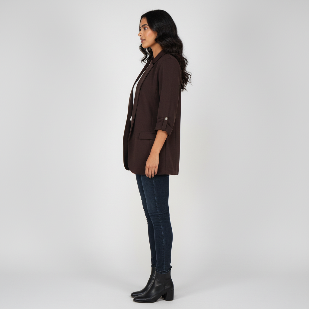 Solid Full Sleeve Jacket