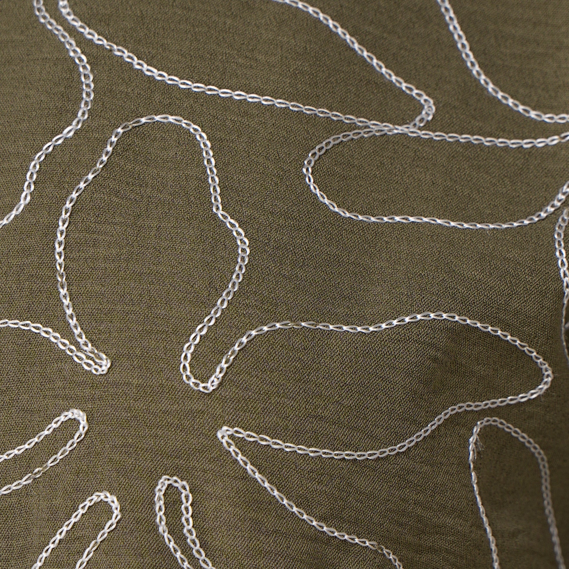 Embroidered Camp Collar Shirt