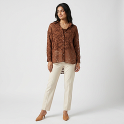 Structured Shirt Collar Shirt