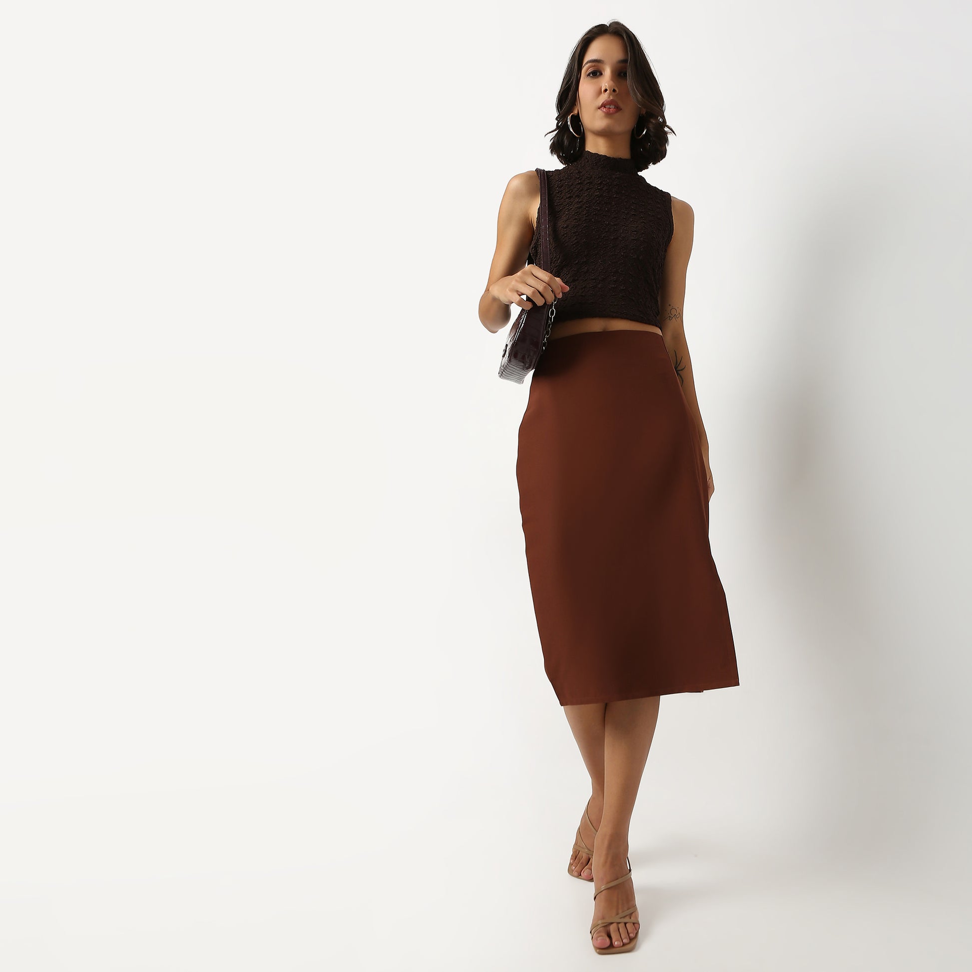 A-Line High Rise Skirts