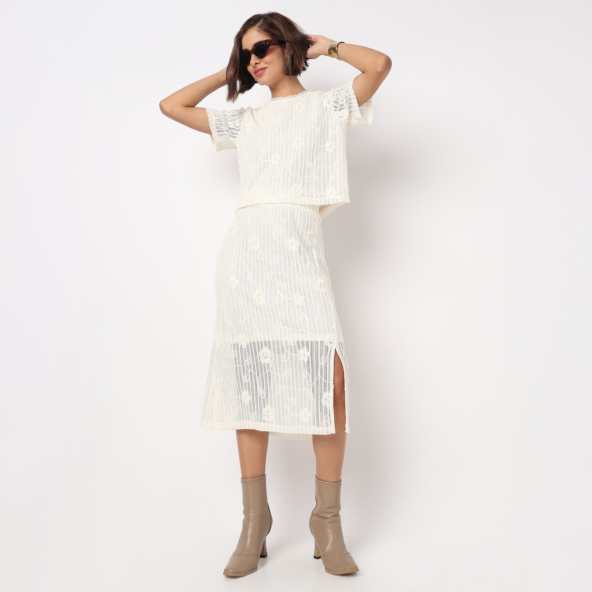 Slim Fit Pencil Skirt