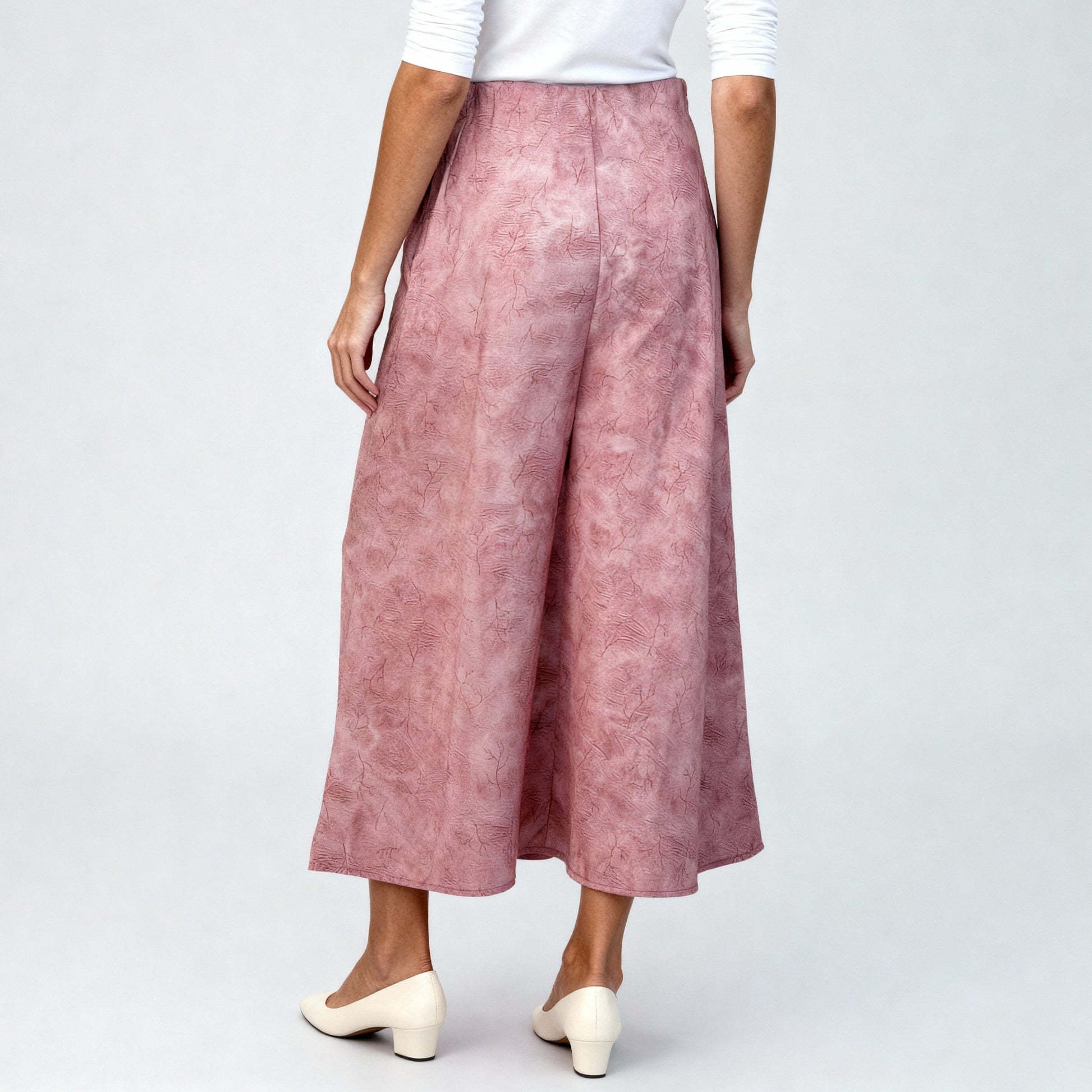 Printed Ankle Length Flared Skirt