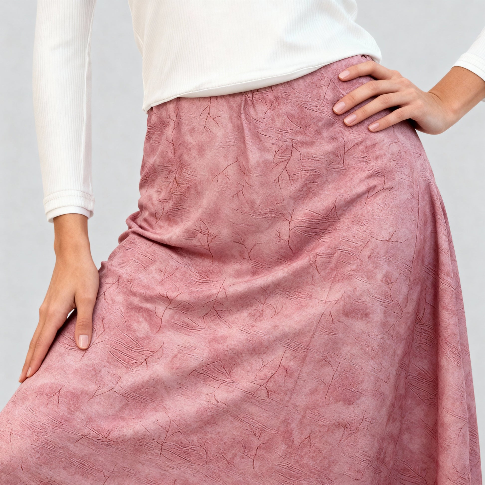Printed Ankle Length Flared Skirt