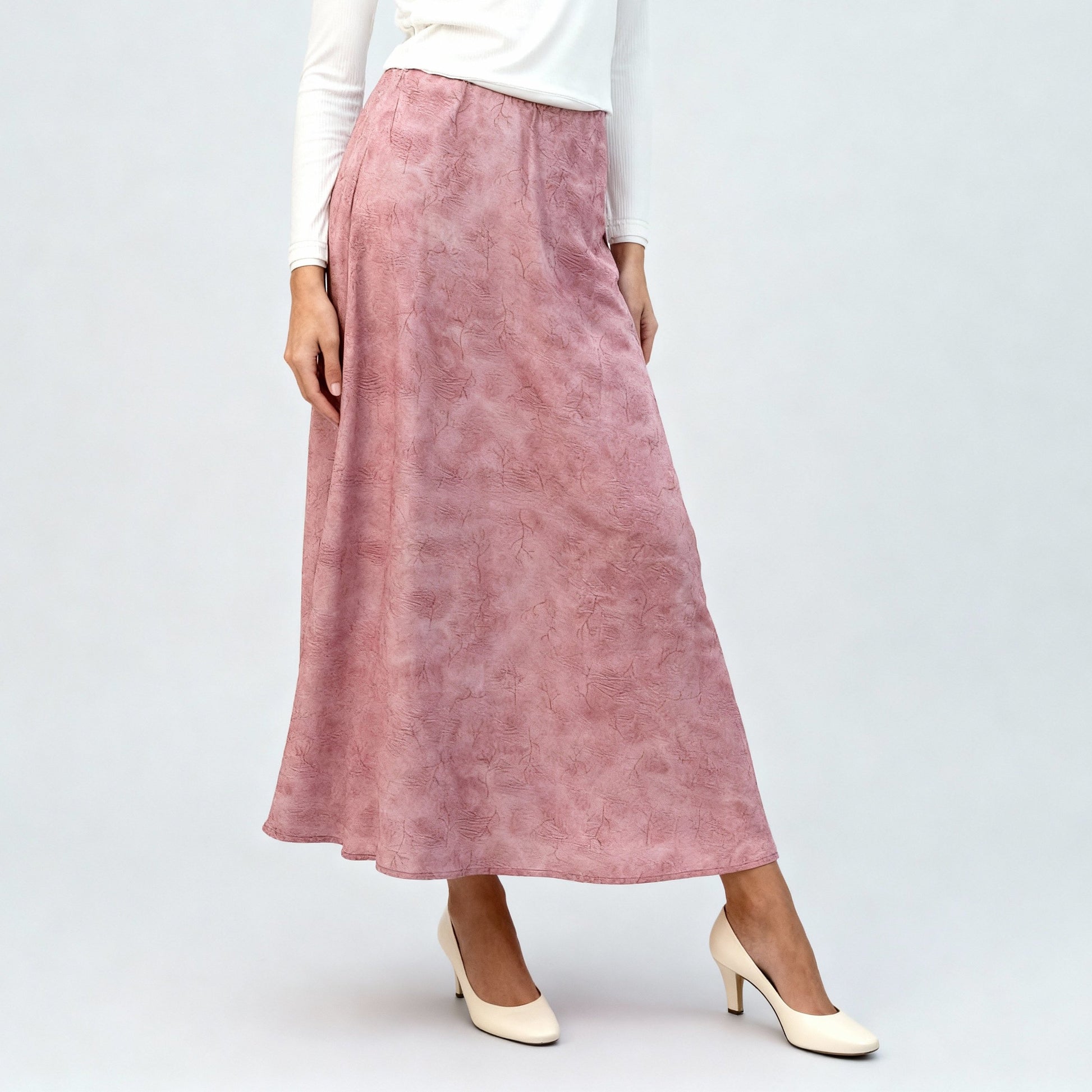 Printed Ankle Length Flared Skirt