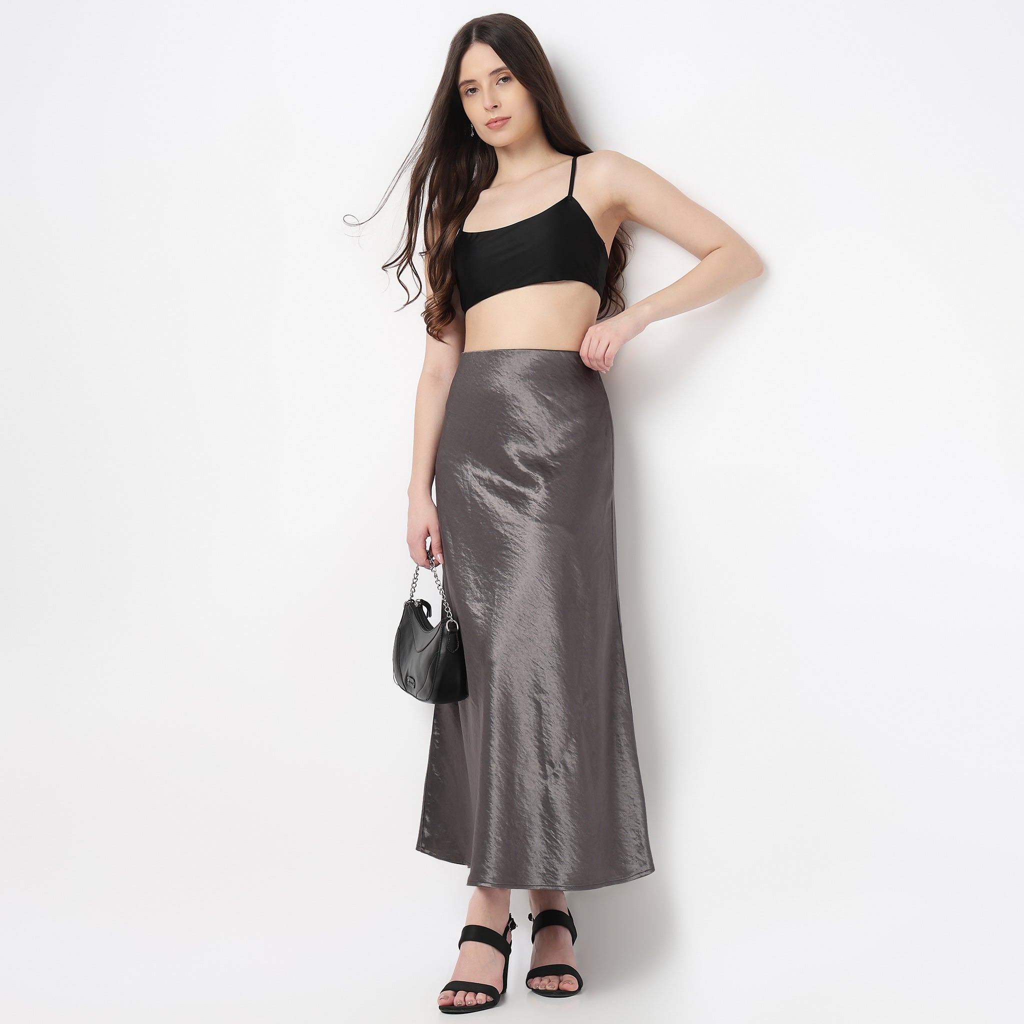 Ankle Length A Line Skirt