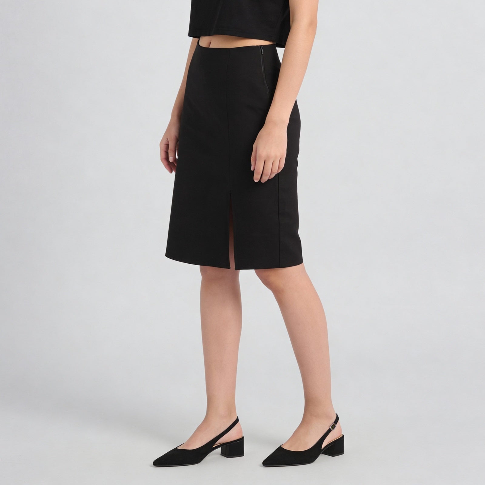 Above Knee A-Line Skirt