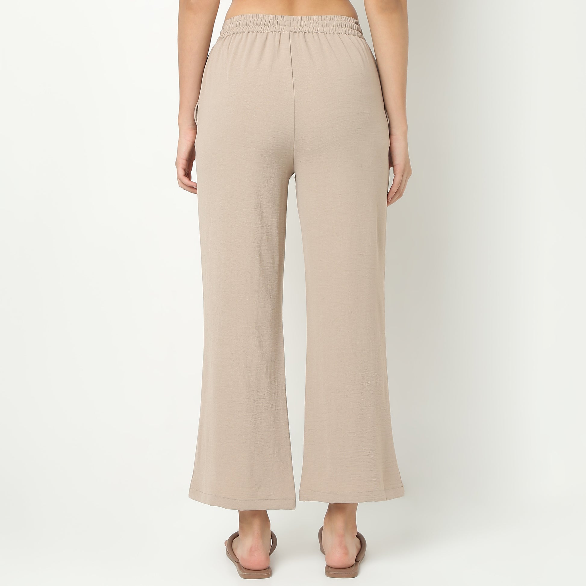 Solid Loungewear Palazzos