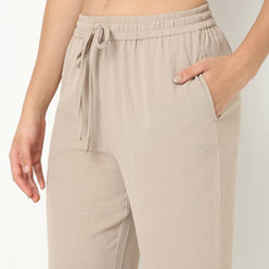 Solid Loungewear Palazzos