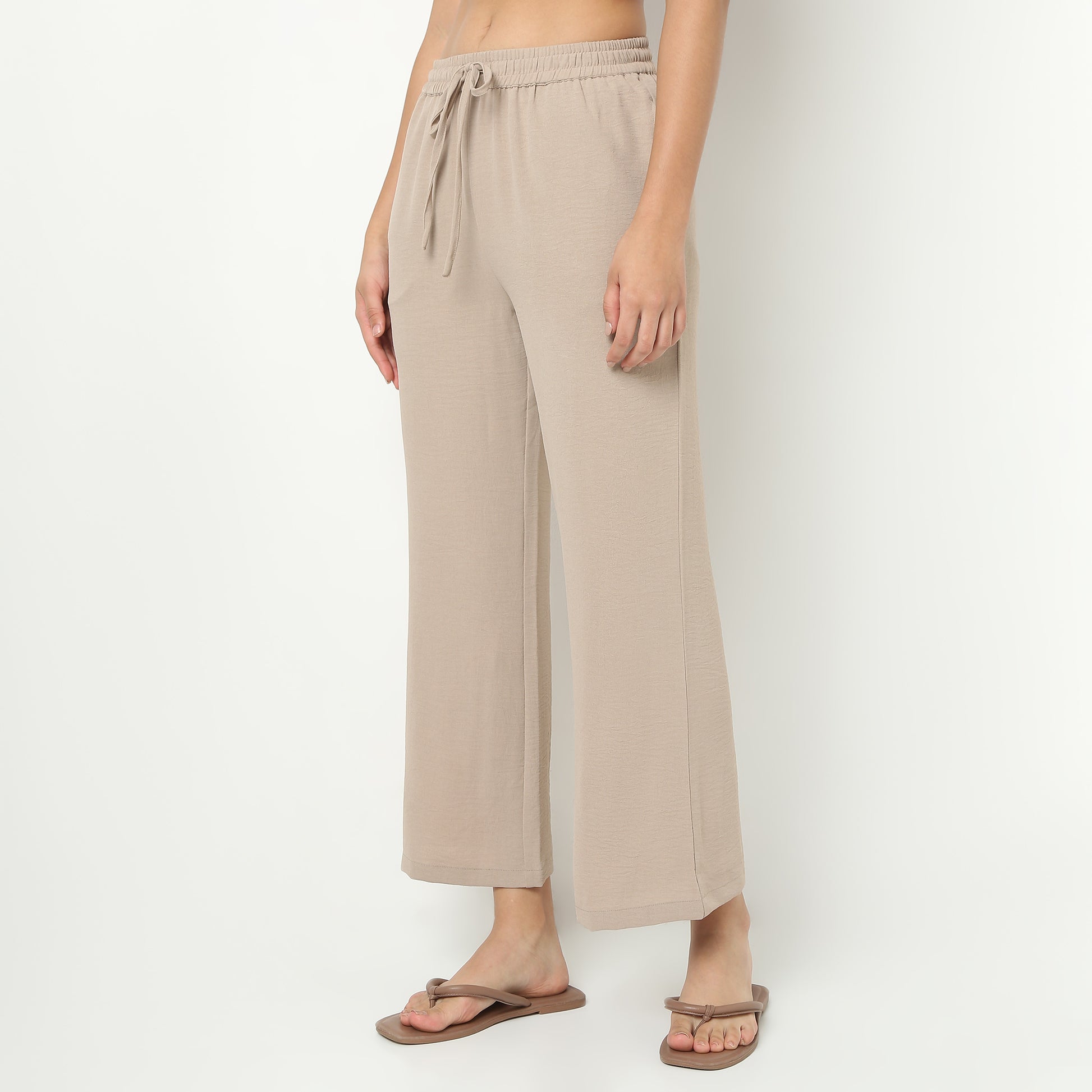 Solid Loungewear Palazzos