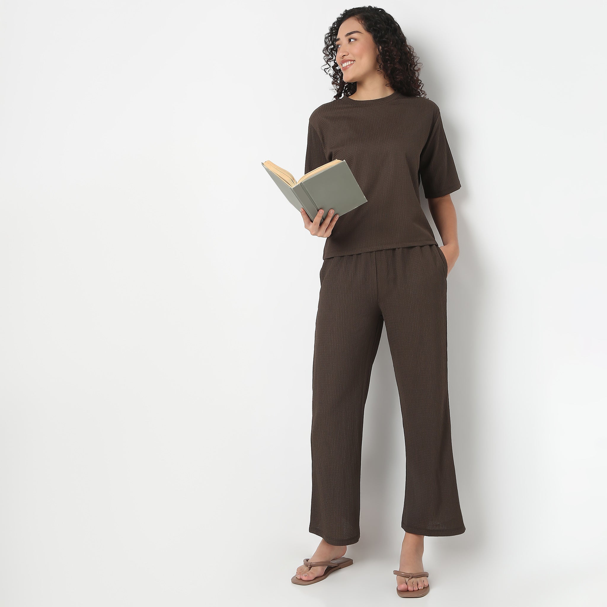 Solid Loungewear Palazzo
