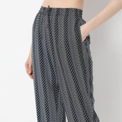 Abstract Print Cotton Palazzos