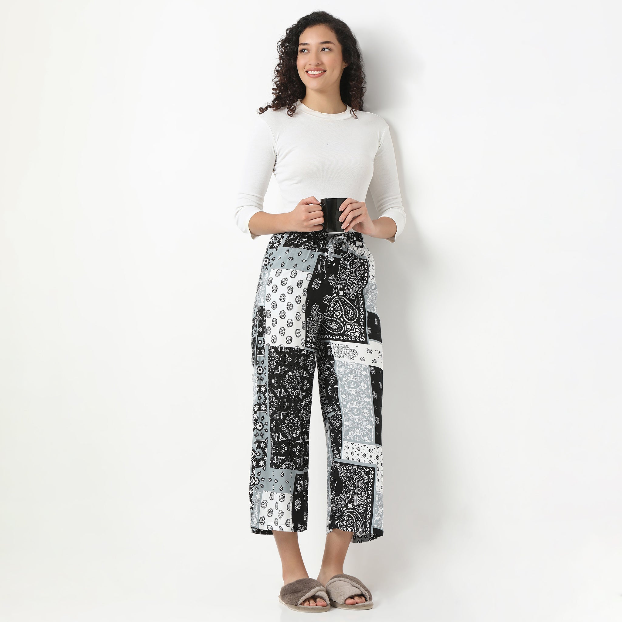 Printed Loungewear Palazzos
