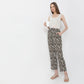 Geometric Print Mid-Rise Pyjama Pants