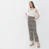 Geometric Print Mid-Rise Pyjama Pants