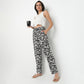 Regular Fit Printed Ankle Length Mid Rise Pyjamas