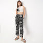 Regular Fit Printed Ankle Length Mid Rise Pyjamas