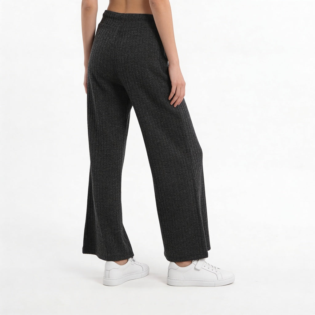 Cotton Ribbed Lounge Palazzo