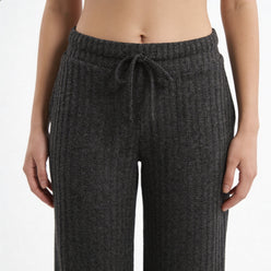 Cotton Ribbed Lounge Palazzo