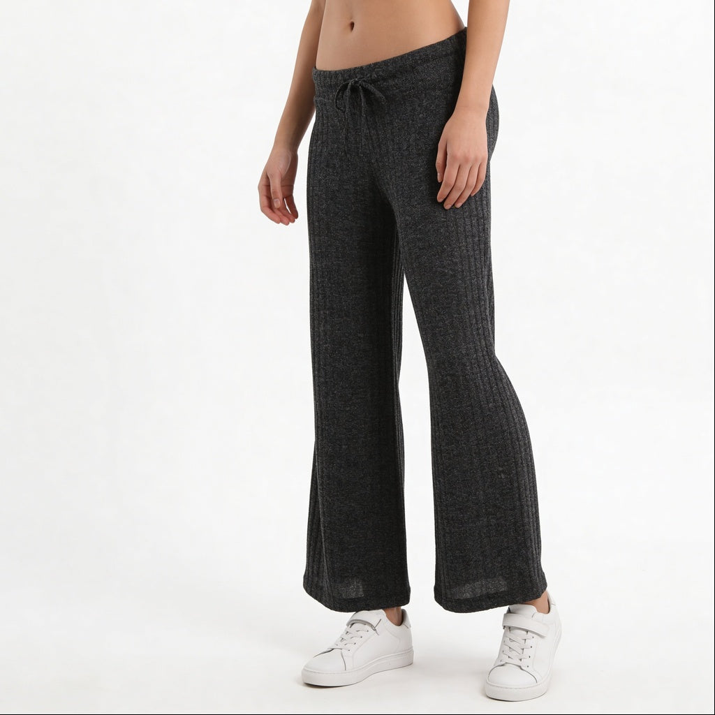 Cotton Ribbed Lounge Palazzo