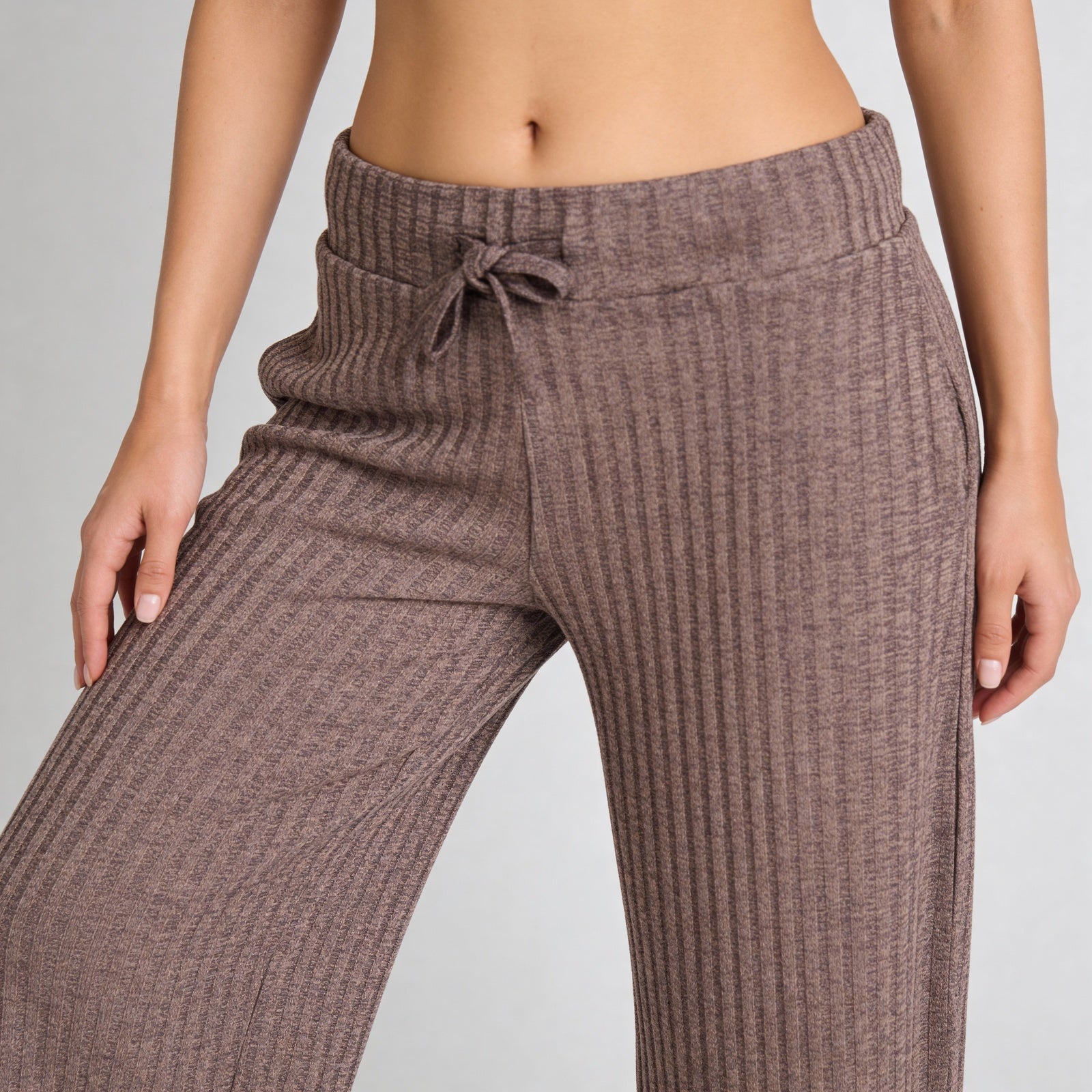 Cotton Ribbed Lounge Palazzo