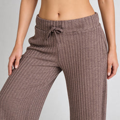 Cotton Ribbed Lounge Palazzo