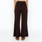 Solid Mid Rise Lounge Palazzos