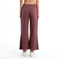 Solid Mid Rise Lounge Palazzos
