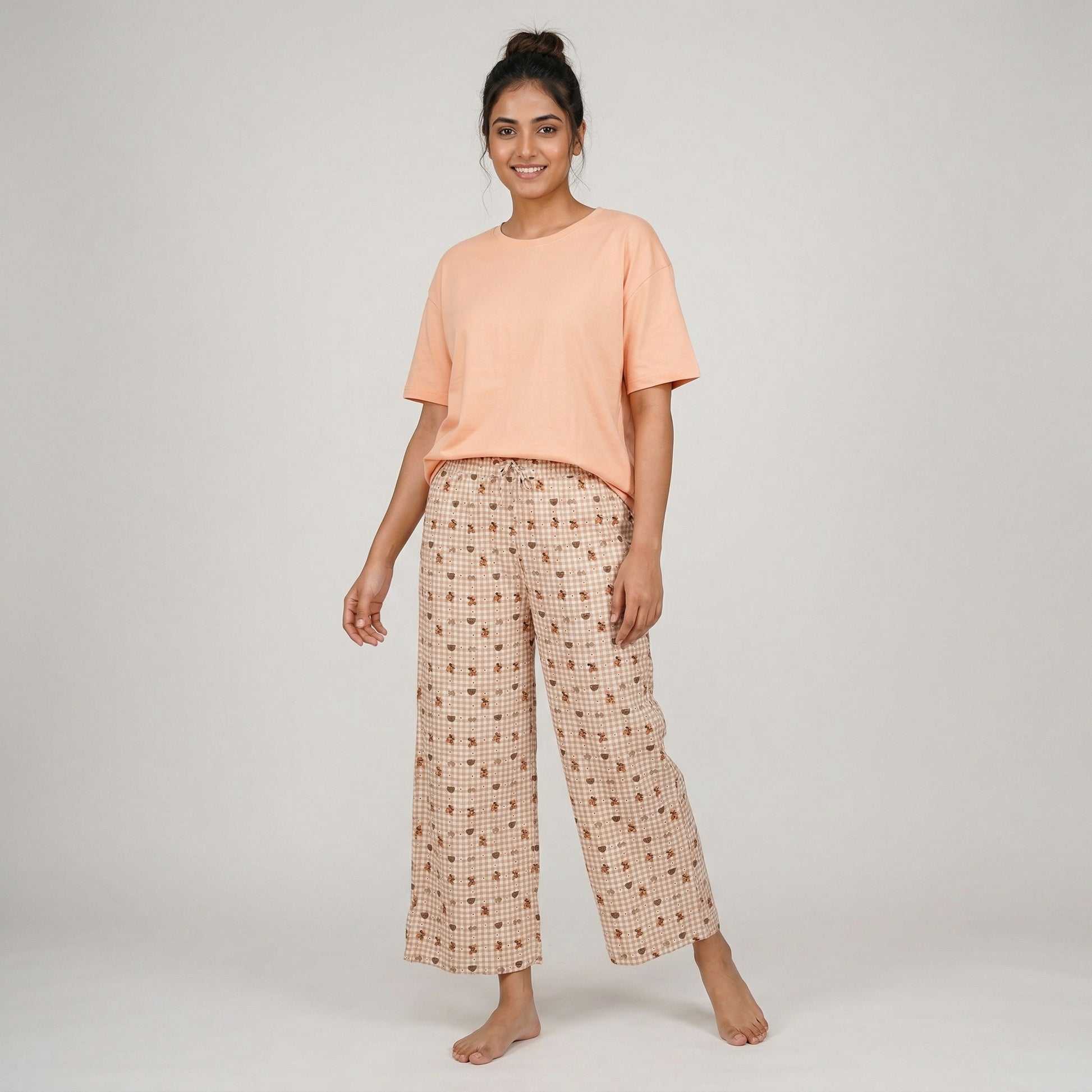 Printed Mid Rise Lounge Pyjama