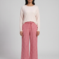 Checkered Mid Rise Lounge Palazzos