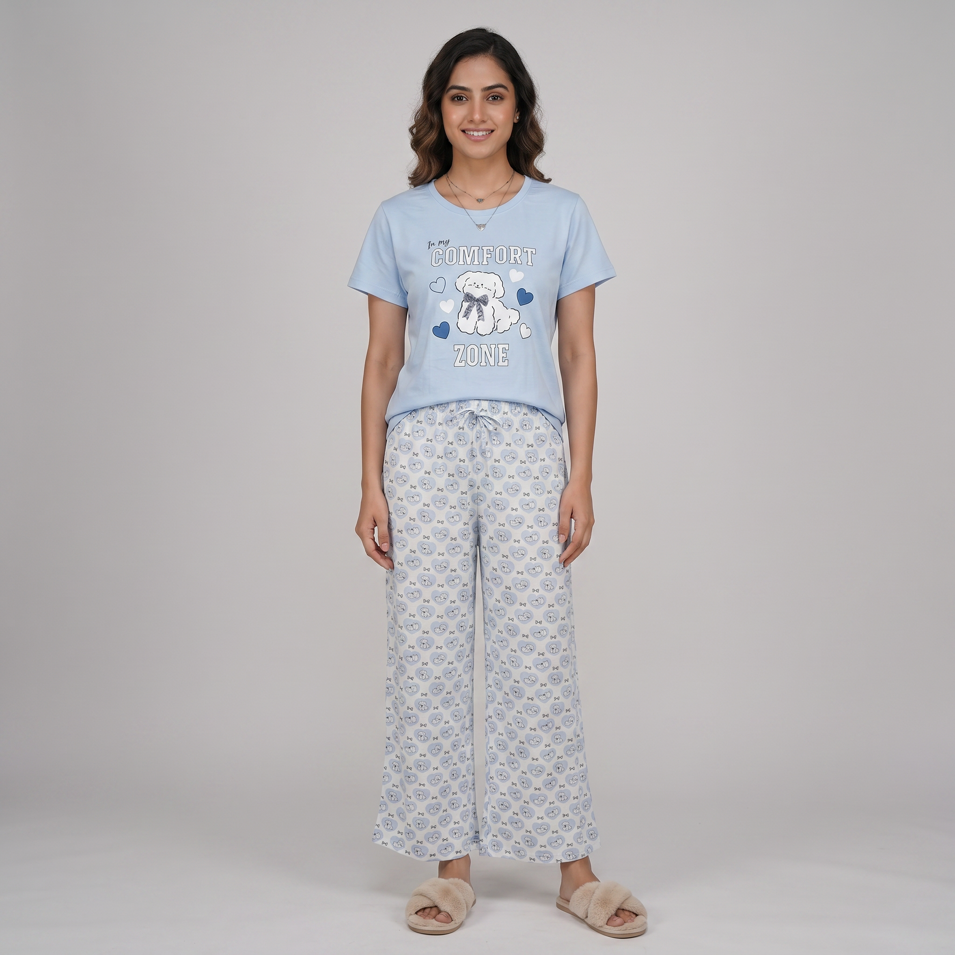 Printed Mid Rise Lounge Pyjamas