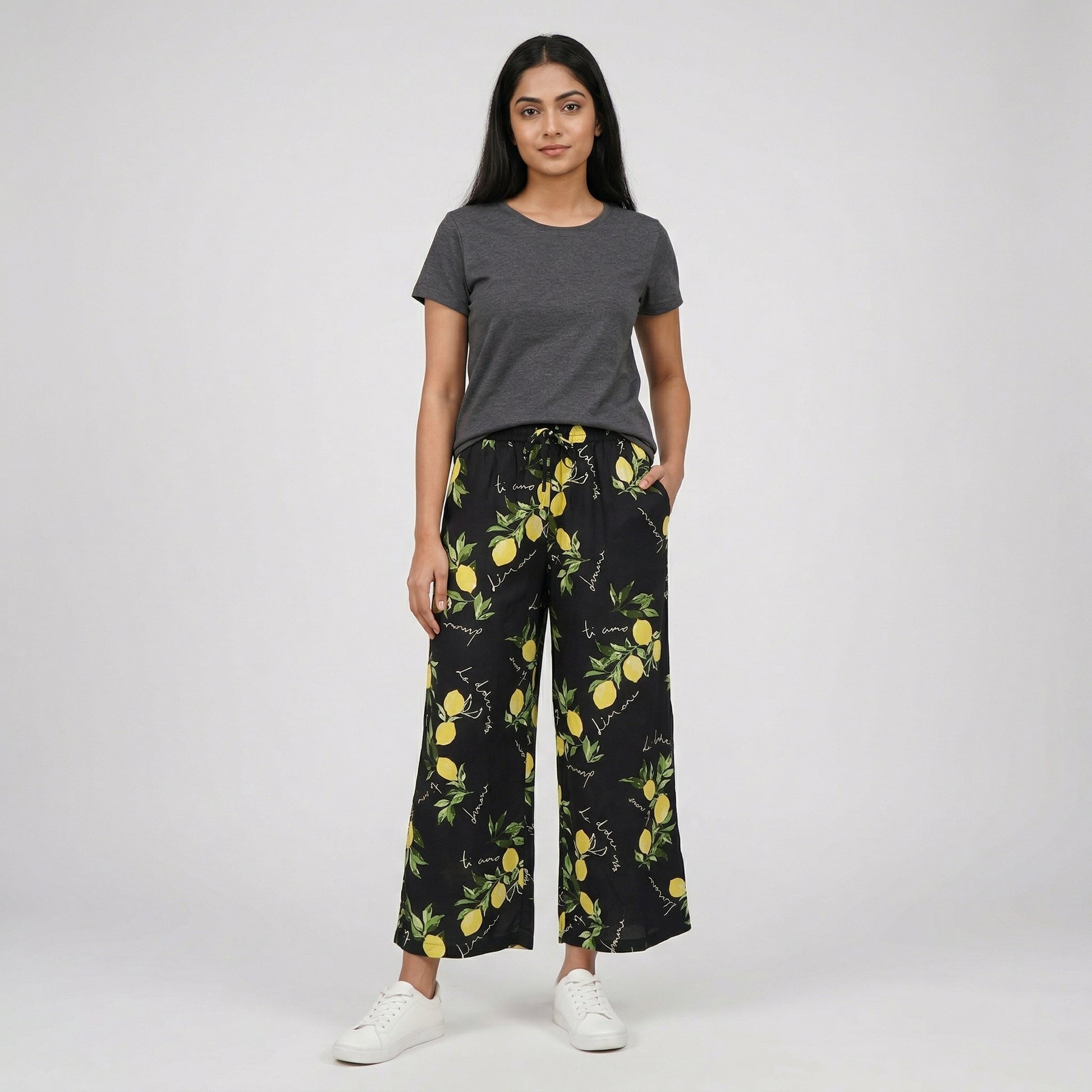 Printed Mid Rise Lounge Pyjama