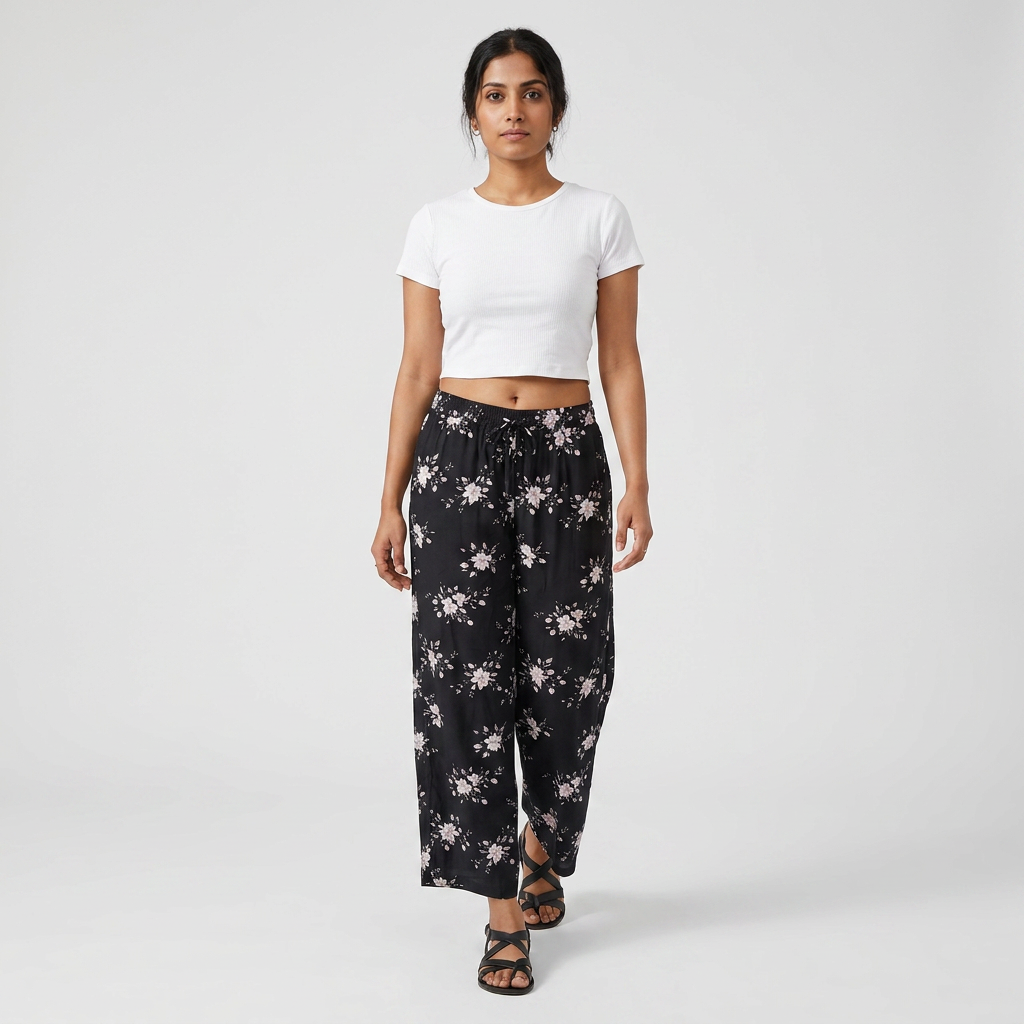 Printed Mid Rise Lounge Pyjama