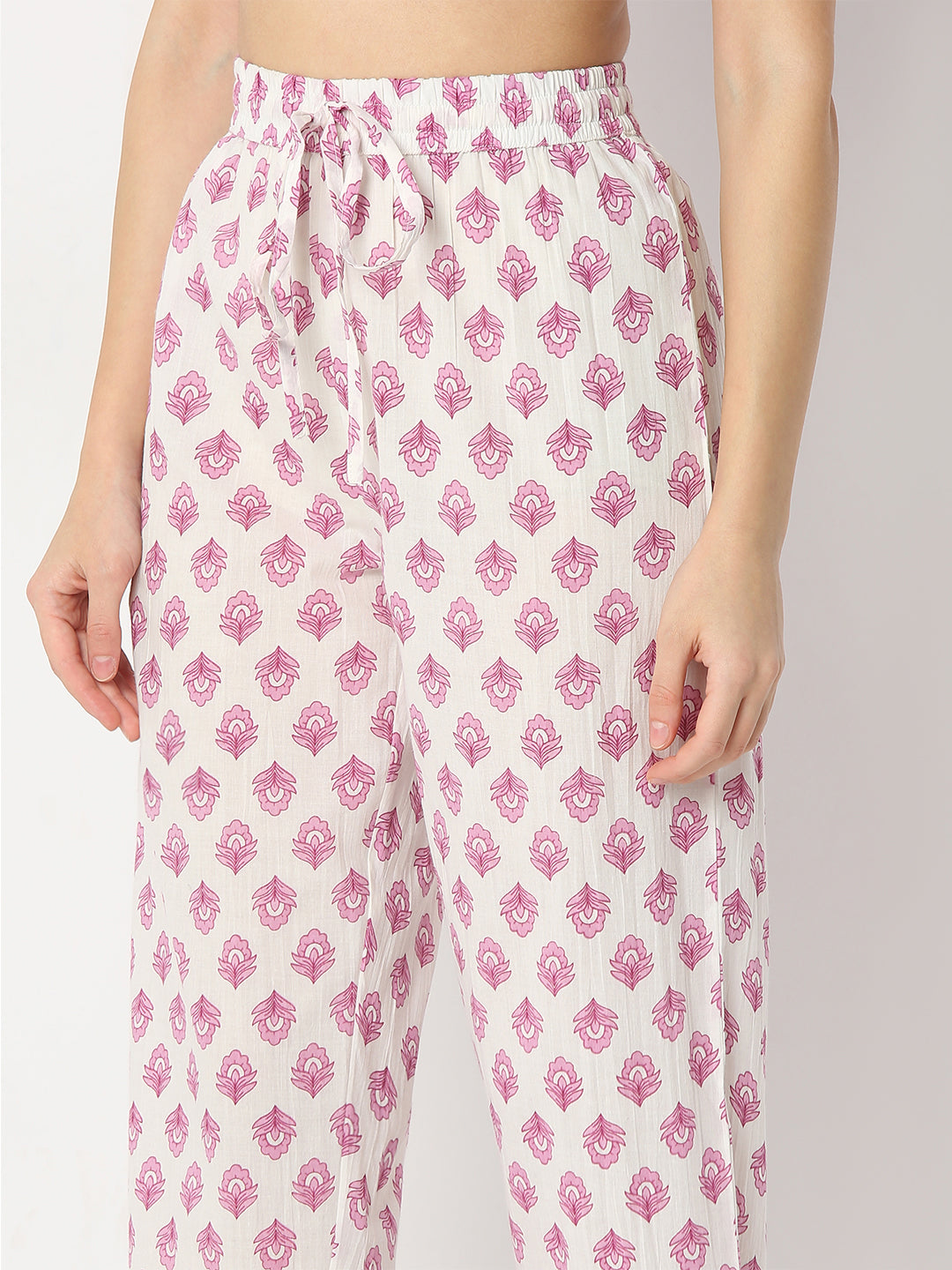 Floral Print V-Neck Straight Kurta and Pant with Dupatta Set