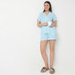 Regular Fit Printed Shirt with Shorts Sleepwear Set