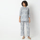 Regular Fit Printed Top with Pyjama Set