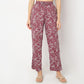 Regular Fit Printed Shirt with Pyjama Set