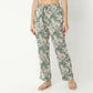 Regular Fit Printed Lapel Collar Regular Length Shirt with Pyjama Sleepwear Set