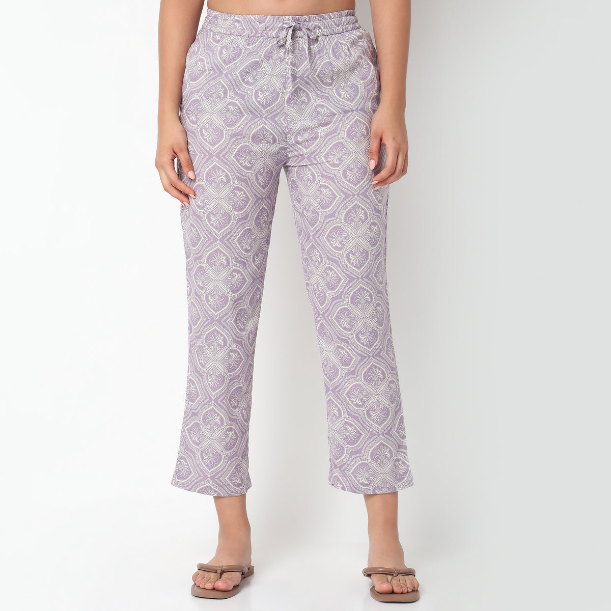 Printed Tunic and Pant Cord Set